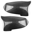 Areyourshop- カーボンファイバー サイドミラー カバー bmw f10 f18 2014 2015 2016 用 アクセサリー 1ペア(2)