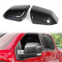 Areyouorshop- フォード f150 2015-2019 の 交換用 ミラー カバー abs カーボンファイバー 車の 装飾部品(2)