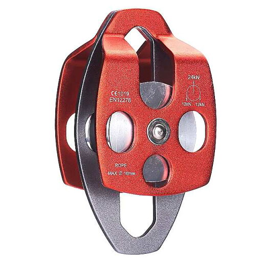 屋外 ClimbingAluminum 24KN 大ツイン滑車ダブルプーリー/最大ロープ 5/8 または 16 ミリメートルレスキュー/リフティング/ クライミング 屋外 ClimbingAluminum 24KN 大ツイン滑車ダブルプーリー/最大ロープ 5/8 または 16 ミリメートルレスキュー/リフティング/ クライミング