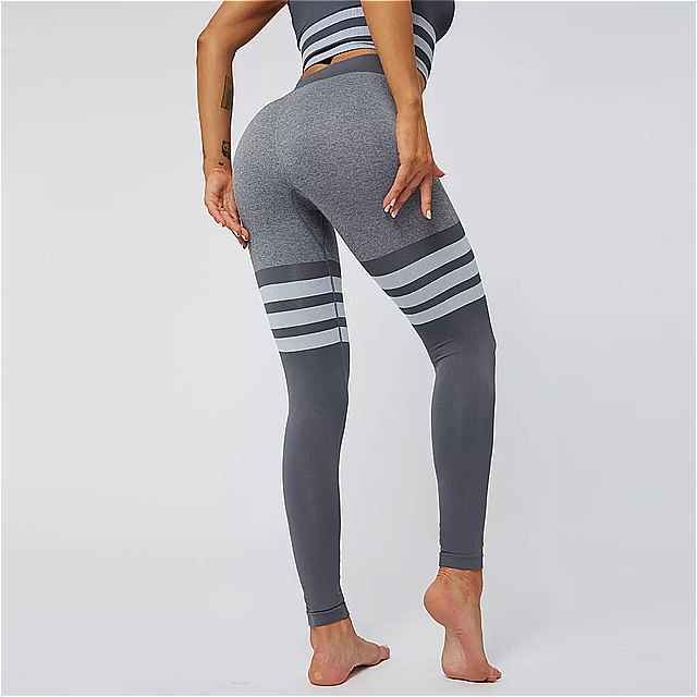 女性 ヨガ パンツ レギンス スポーツ グラジエント ジム レギンス フィットネス ランニング パンツ ヒップは レギンス バブルバット シームレス レギンス をプッシュアップ