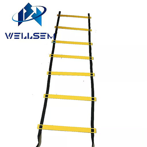 Wellsem 耐久性のある 7 ラング 10.5 足ニングスピードアジリティラダーサッカー運動トレーニング Wellsem 耐久性のある 7 ラング 10.5 足ニングスピードアジリティラダーサッカー運動トレーニング