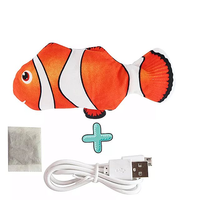 インタラクティブな 電気魚のおもちゃ 回転する魚のデザインのおもちゃ 猫 子猫 スクラッチバイバイトゲーム 魚 ソフト