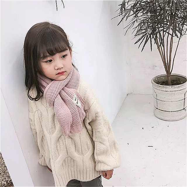 子供 のための ニット ベビー スカーフ 韓国 の ファッション 冬 暖かい 多用途 女の子 と 男の子 のための