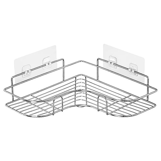 金属製 収納 棚 壁 に取り付けられた 鉄製 収納 棚 シャワー オーガナイザー ハンギング バスケット バスルーム アクセサリー キッチン アクセサリー