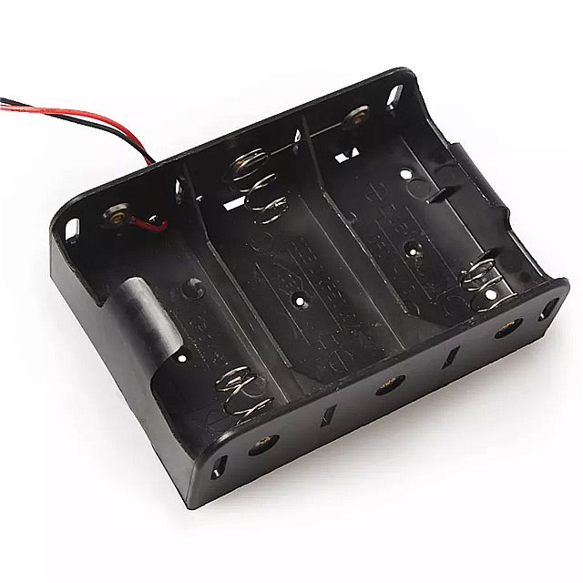 20個 電池 ホルダー ケース ボックス ワイヤー のために 有鉛 3 × d サイズ 4.5v バッテリ コンパートメント バッテリー ホルダー 高品質 1