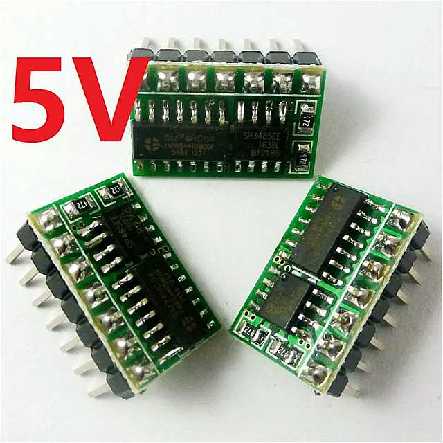 R411A01_5V * 3 3xߥ ư  rs232 (ttl)rs485 С sp485֤max485 led ptz modbus rtu