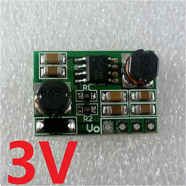 DD0603SB_3V 自動 昇 降圧 dc dc 1.5 v 1.8 v 2.5 v 3.3 v 3.7 v 5 に 3 v 昇 降圧 コンバータ ボード 電源 モジュール DD0603SB_3V