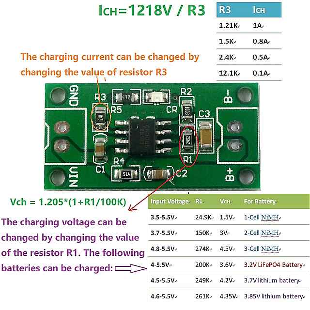 1A 1.2V 2.4V 3.6V ニッケル水素 バッテリ 専用 充電 器 1.5V 3V 4.5 CC/CV 充電 モジュール ボード