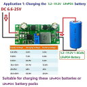 1A 3.2V 6.4V 9.6V 12.8V 16V 19.2V LiFePO4 Batterie 充電 モジュール