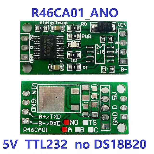 DC 3.7-25V DS18B20 RS485 RS232 TTL Modbus Rtu 温度 センサー リモート 取得 モニター デジタル 温度 計 モジュール