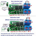 3.3 v-24 v 8A 分離 フリップ フロップ ラッチ スイッチ モジュール 双安定 シングル ボタン led リレー 電磁弁