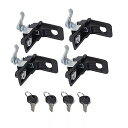 4セット ツール ボックスロック圧縮ロックラッチトレーラー荷物ロッ カー トラックキャラバン天蓋ロックトランクボックススーツ ケース
