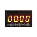 12v 24v 自動車 車 ボート ト ラック オートバイ 24時間 タッチ デジタル 時計 防水 LED ディスプレイ 車 パネル 電子 時計(2)
