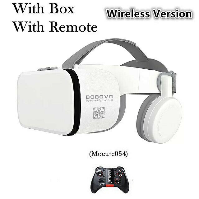 ボボvr bobovr Z6 bluetooth 3 d casque viar 3D メガネ 仮想現実 ヘッドセット ヘルメット ゴーグル レンズ ビデオ 電話 スマートフォン