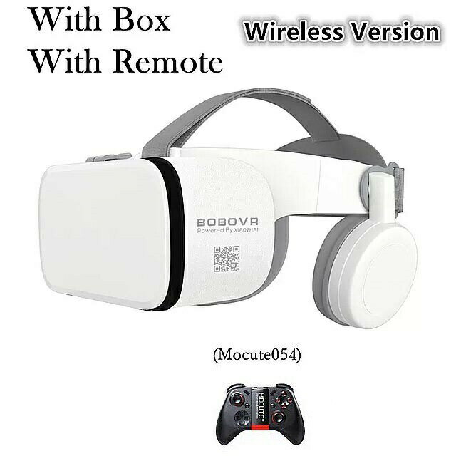 ボボvr bobovr Z6 bluetooth 3 d casque viar 3D メガネ 仮想現実 ヘッドセット ヘルメット ゴーグル レンズ ビデオ 電話 スマートフォン