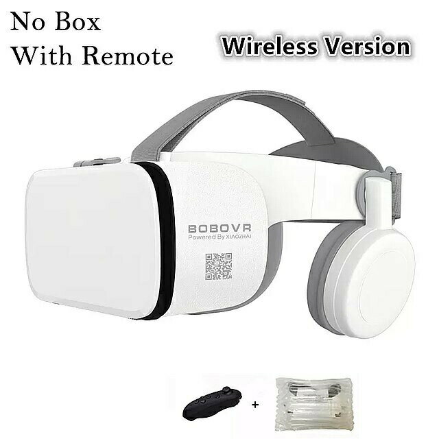 ボボbobovr Z6 bluetooth casque ヘルメット 3D vr メガネ 仮想現実 ヘッドセット スマートフォン ラップトップ、スマート 電話 ゴーグル viar 双眼鏡