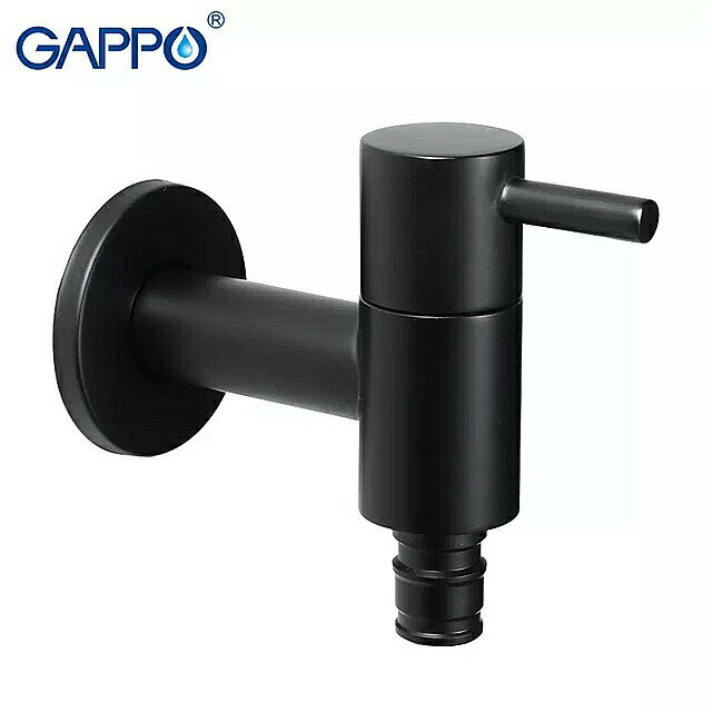Gappo-真ちゅう製の シンク の 蛇口 黒い シンク の 蛇口 冷水 モダン な デザイン
