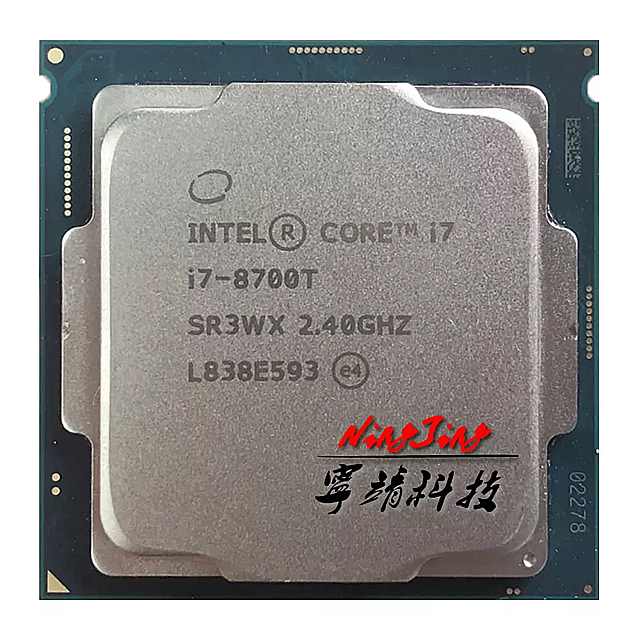 インテル コア i7-8700T i7 8700 T 2.4 GHz 6 コア Twelve スレッド cpu プロセッサ 12 メートル 35 ワット LGA 1151