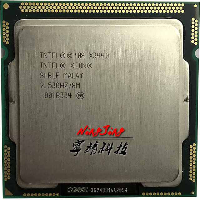 インテル xeon X3440 2.5 クアッドコア 8 スレッド 95 ワットの cpu プロセッサ 8 メートル 95 ワット lga 1156