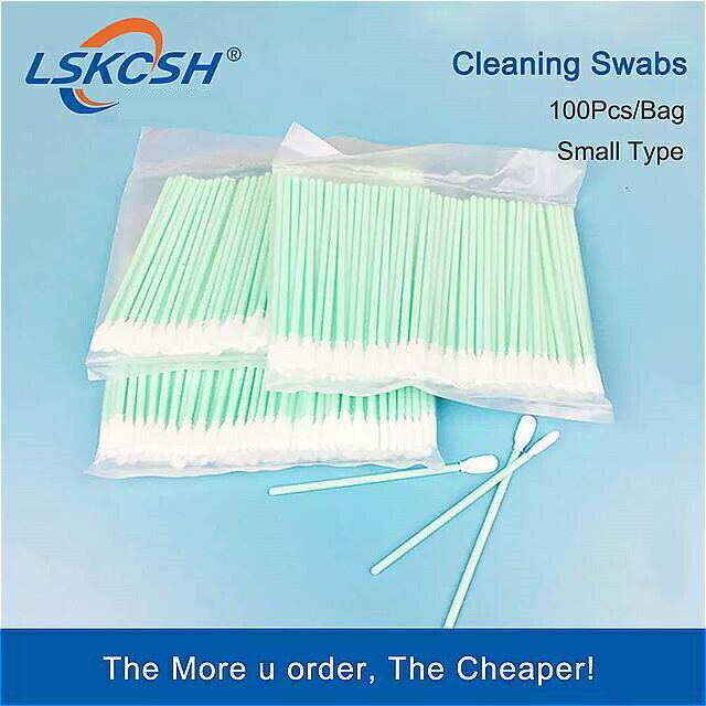 Lskcsh最500ピース/パック精製綿 繊維 スティックを洗浄するための フォカス レンズ または 保護 レンズ