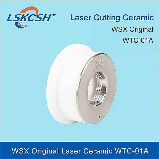 Lskcsh wsx オリジナル セラミック ノズル ホルダー セラミック リング 部品 WTC-01A D28/24.5ミリメートルwsx 繊維 切断 ヘッド 2