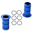 Mqzi-スルーアクスル付き フロント サスペンション セット ,100x15mm?100x12mm, アダプタ , ディスク ブレーキ 変換 セット