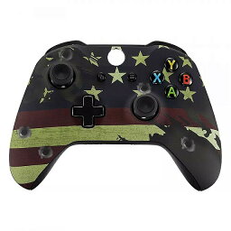 米国旗スターソフトタッチ交換部品フロントの Xbox One X & One S コントローラー
