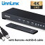 Unnlink 4 ݡ hdmiбkvm å   4 18k 30 60hz 2 18k 1080 1080p 60hz usbͭ ˥ ץ 4