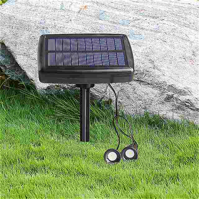 Led景観照明 防水 ガーデン 経路 ライト 1バッテリー10 ランプ ソーラー 充電 横の 屋外