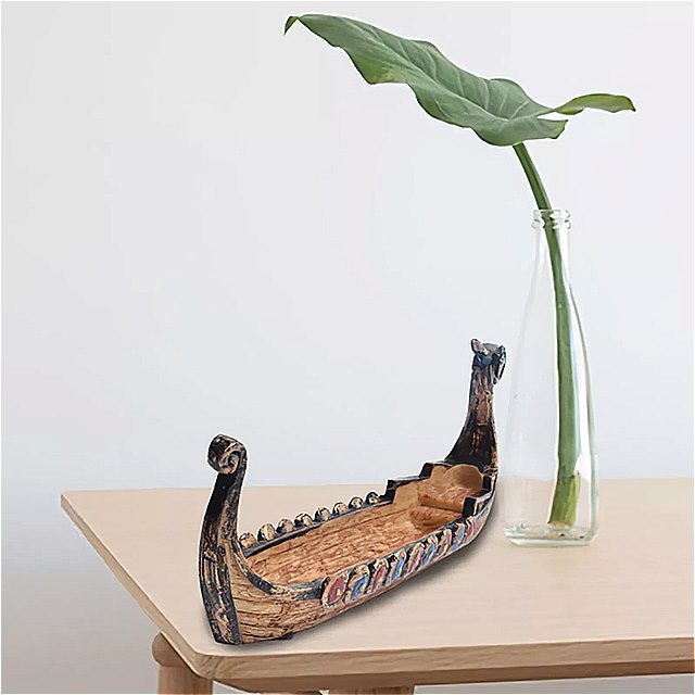 伝統的 な中国のデザインのレトロなバーナー ボート 香油 バーナー 彫刻 オーナメント