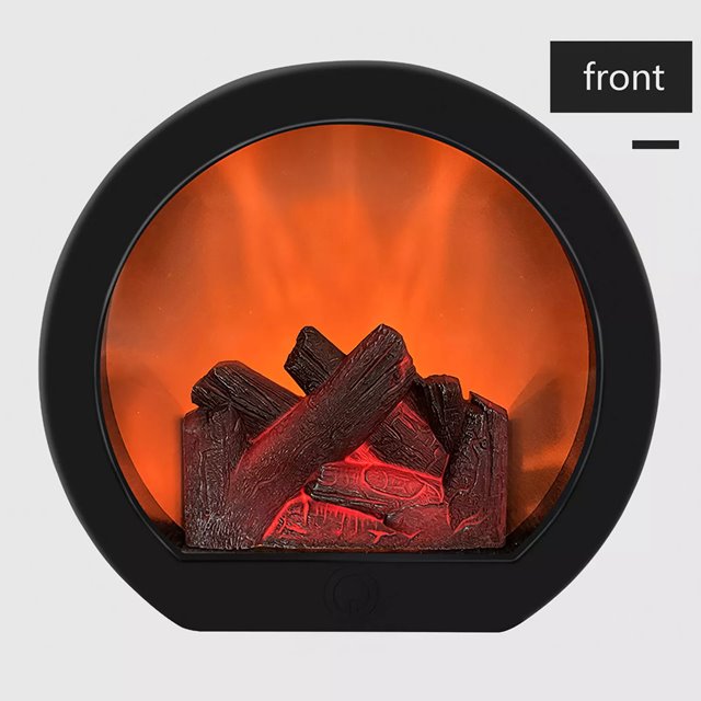 炎の形をした 火炎放射器 ランプ 炎効果aa電池式部屋芝生 寝室 テラス用