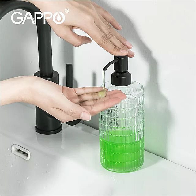 Gappo- ボトル ディスペンサーソープディスペンサー キッチン アクセサリ ハンド プレス バス ルーム 液体 石鹸 ファッショナブルな食器 ホルダー