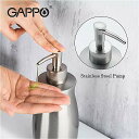 Gappo-液体 石鹸 ディスペンサー ステンレス 鋼ディスペンサー キッチン アクセサリ