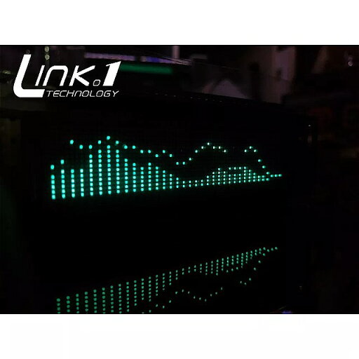 Link1 7115-jvfd ミュージック オーディオ スペクトル インジケーター /リモコン付き/vu メーター /精密 クロック / 調整 可能 なagc モード Link1 7115-jvfd ミュージック オーディオ スペクトル インジケーター /リモコン付き/vu メーター /精密 クロック / 調整 可能 なagc モード