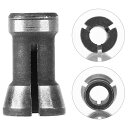3ピース/セット6ミリメートル6.35ミリメートル8ミリメートルコレットチャックヘッド ドリル 彫刻 トリミング機械電気ルータ フライス カッター 木工