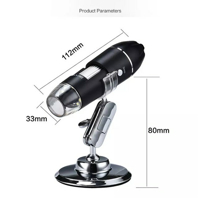 1000X/1600X wifi/ USB 顕微鏡 デジタル 顕微鏡 拡大鏡 カメラ 8 LED w/アンドロイドios iphone ipad 用 スタンド 顕微鏡