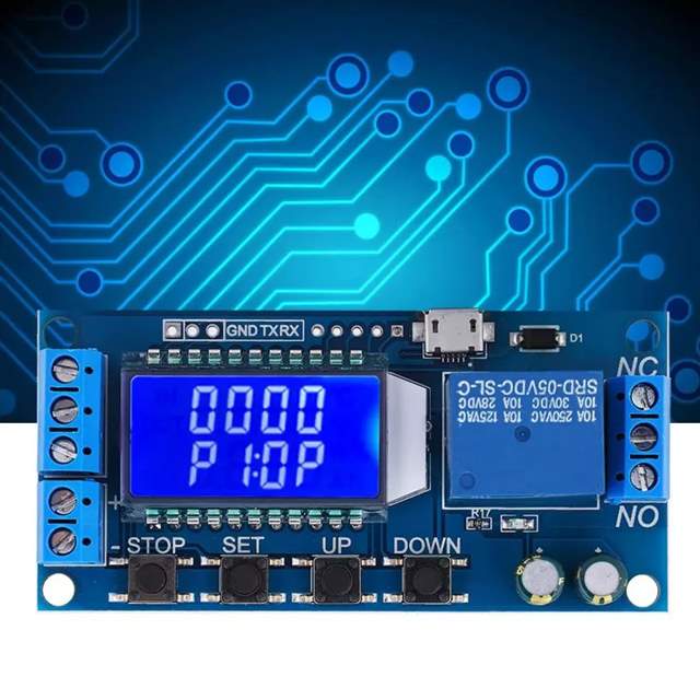 \bhXe[g[ 5V 12V 24 12v ̎Ԓx[ W[ xItTCN^C}[ 0.01 s-  9999  Lcd fBXvC Itx^C}[[