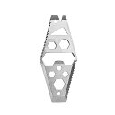 20 ピース /ロット EDC ポータブル ポケット ツール 多機能 ボトルオープナー こぎり クローバ 六角レンチ スクレーパーキー キャンプ Equirement(4)