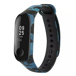 xiaomi miband 3 4手首 ストラップ 迷彩 シリコン ブレスレット 交換 スポーツ ストラップ ミバンド 4 3 スマート アクセサリー