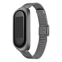 ブレスレット xiaomi miバンド 5 4 3 ステンレス 鋼 ストラップ miband 3 4 5 交換用 miband 時計 バンド