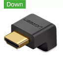 Ugreen hdmi アダプタ 270 90度 アングル オス メス ケーブル 変換 4 18k hdmi エクステンダー hdtv hdmi コネクタ