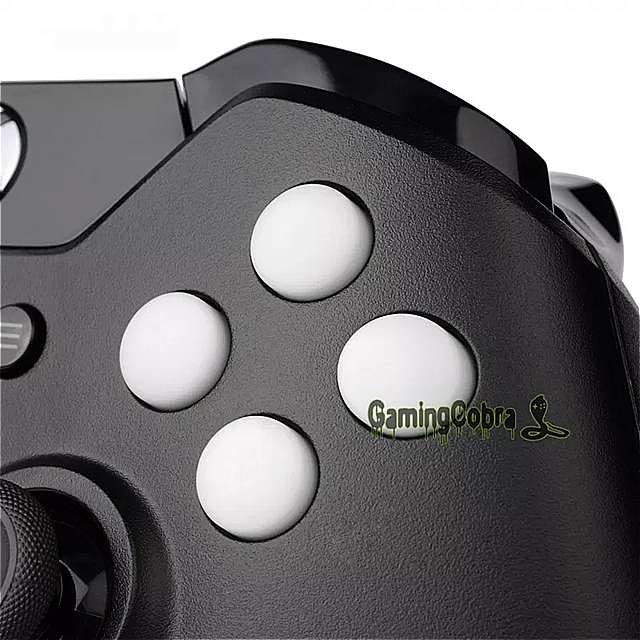 カスタム AB XY + ガイドボタンの交換 Xbox One コントローラー マット赤