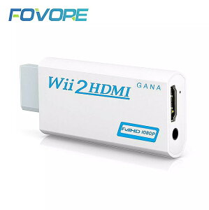 եhd 1080p hdmi Ѵ ץ Wii2HDMI С 3.5 ߥ᡼ȥ ǥ pc hdtv˥ɽ