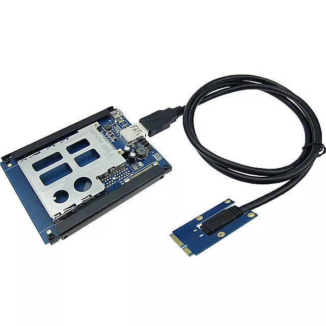 Expresscard アダプタ 34 54 ミリメートルのexpresscardにミニpci-e アダプタ ミニpci express express カード 変換 ラップトップのための