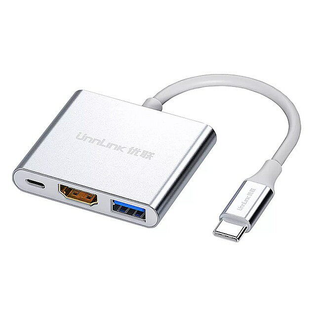 Unnlink usb cタイプcにhdmi対応adapte USB3.0 pd UHD4K macbook銀河S20/S10/9 dexメイト20 P30 P40 スイッチ
