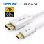 Unnlink usb c dp ケーブル uhd 4 18k 60hzタイプcにdisplayport サンダーボルト 3 macbook銀河s10 S9 dex P20