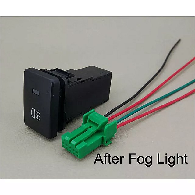 後 フォグライト led drl 加熱アップ テールゲート フロント フォグランプ 光 スイッチ ボタン でワイヤー用 トヨタ アベンシス