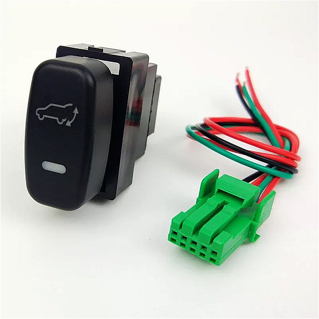 バッテリー電源 電子 犬 トランク テールゲート 自動 ヘッドライト スイッチ ボタンワイヤー 三菱 パジェロ ランサー X