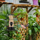 鉄の 鳥 の 餌箱 庭 バルコニー吊り下げ 装飾 防リス野 鳥 の 餌箱 pc用