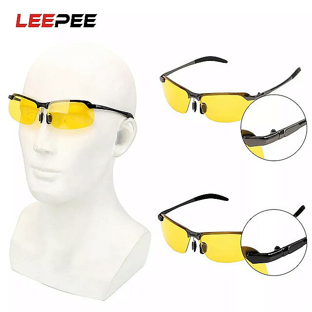 Leepee 車 ドライバ ゴーグル UV400 uv 保護 眼鏡 偏光 サングラス サングラス 車 の スタイリング